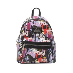 Loungefly x Disney villains backpack.